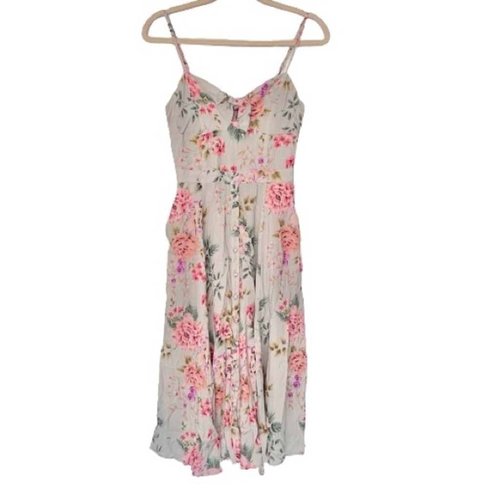 Yumi Kim Julia Silk Midi Dress - Picture 2 of 13